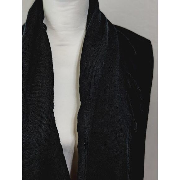 Love Couture Cardigan Shawl Collar Rayon,/Span Corded Intermittent Fringe Size L - Picture 3 of 6